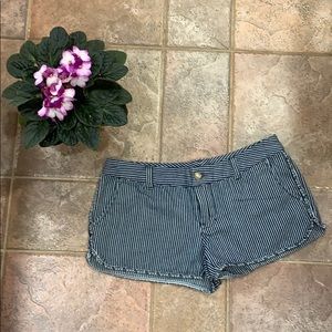 Roxy striped shorts, size 27 EUC